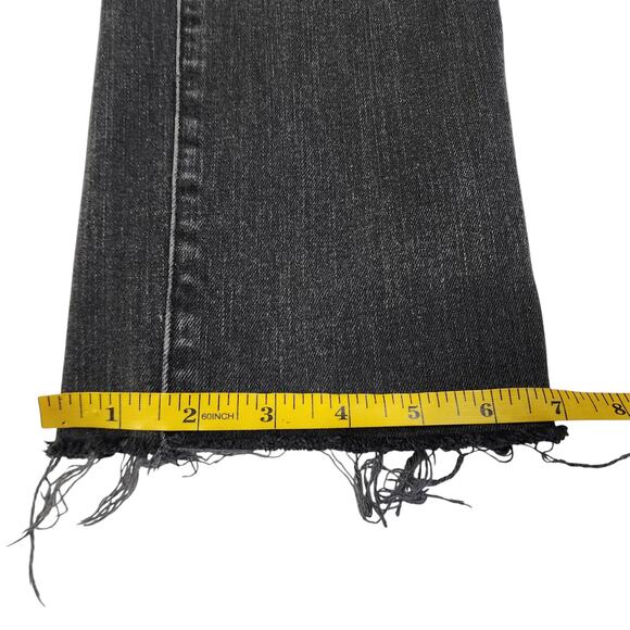 Madewell Womens Curvy Mid Rise Stovepipe Jeans Size 30 Armand Wash Raw Hem - Picture 12 of 14